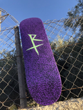RebelTimes Skate Deck — Purple Rain of Scripts by Thom Rodrigo