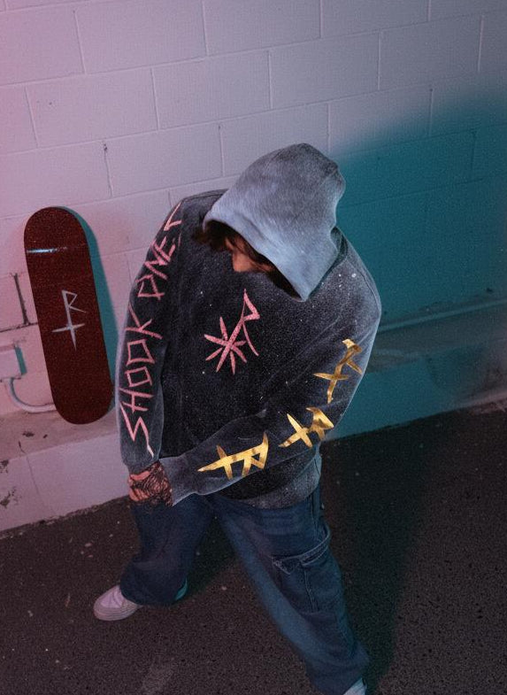 HOODIE 1/1 SHOOK ONES - SNOW DRIPP | Edición Limitada