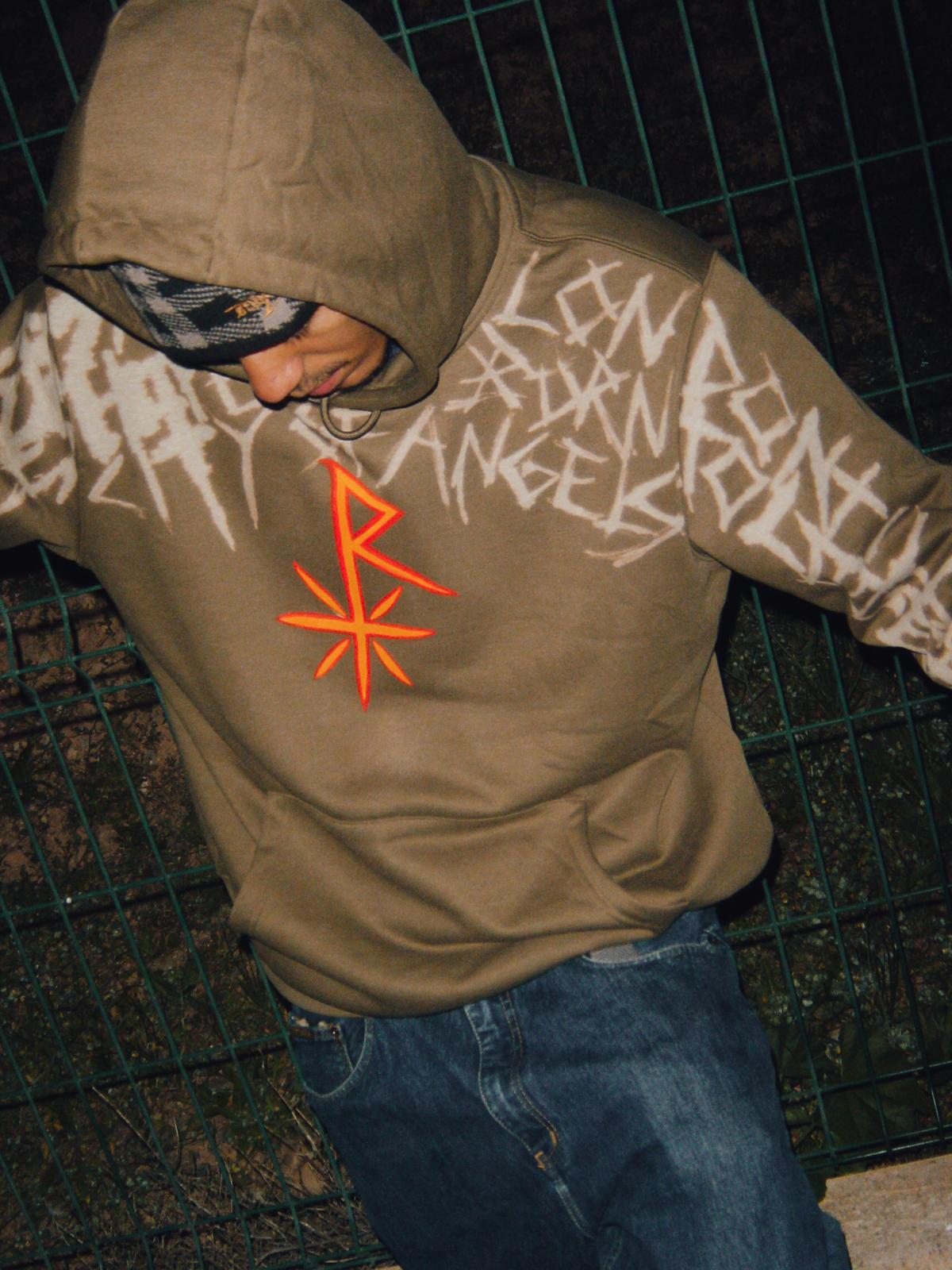 1/1 "City of Angels"  Bleach Hoodie Handmade