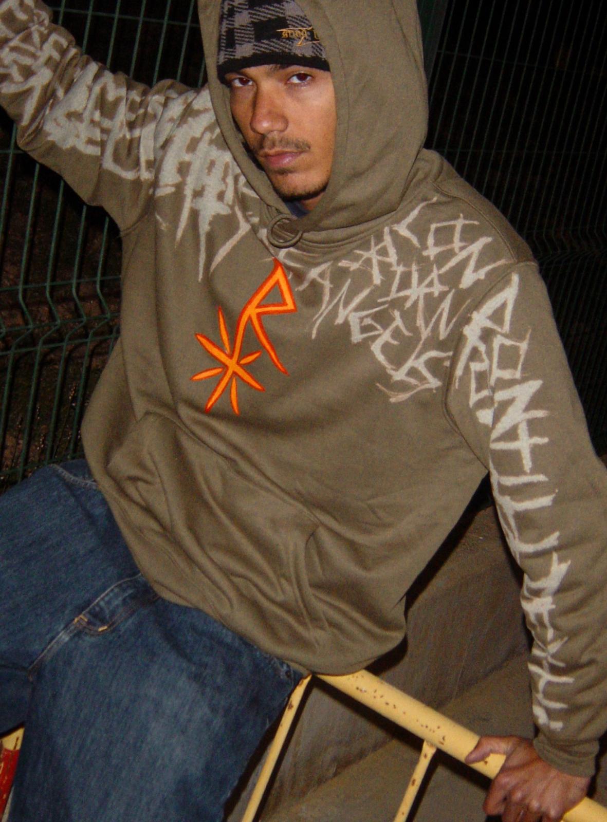 1/1 "City of Angels"  Bleach Hoodie Handmade